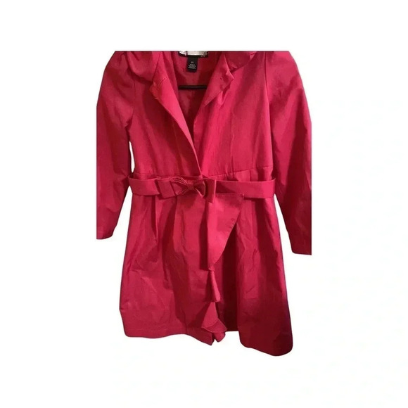 Rothschild Ruffle Spring Jacket Pink Size 6X - Picture 3 of 8